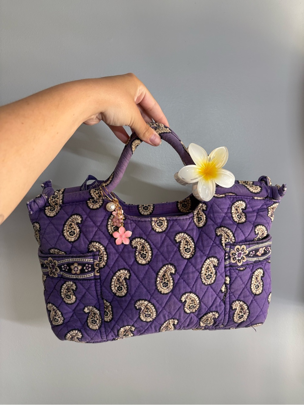 Retired Vera Bradley Y2K Gabby bag in Simply Violet